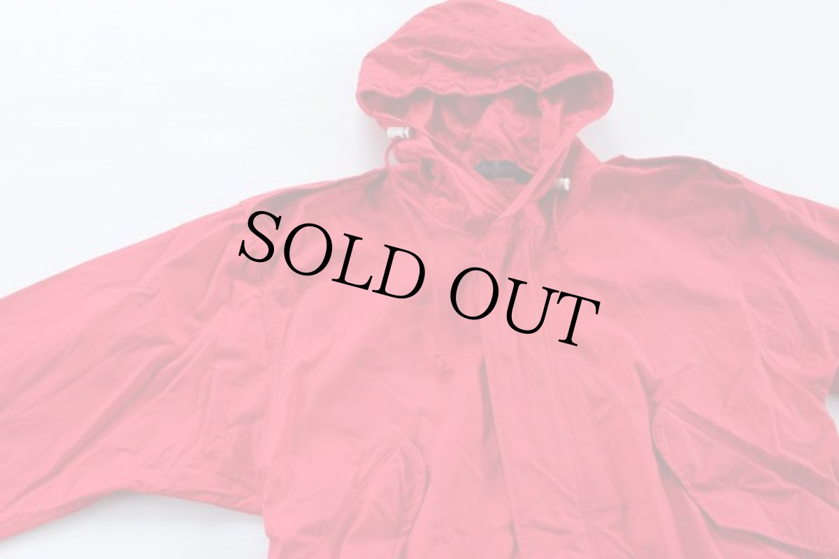 画像2: 90s ラルフローレン M-51タイプ フィッシュテールパーカー 赤 S★モッズコート (2)