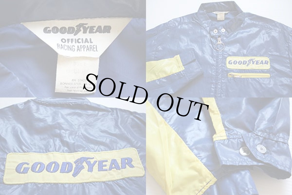 画像3: 70s GOODYEAR パッチ付き ナイロン レーシングジャケット M (3)