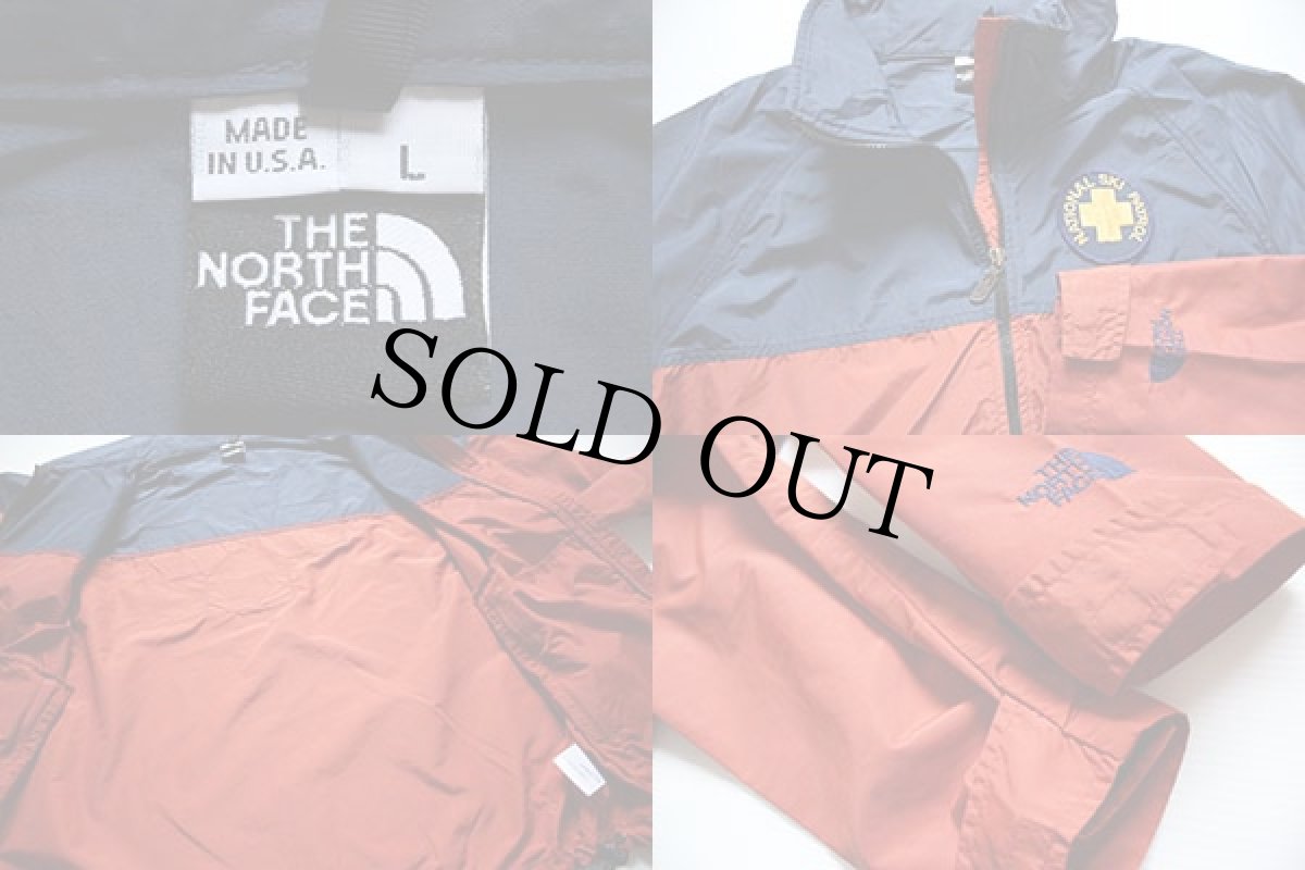 画像3: 90s USA製 THE NORTH FACEノースフェイス ツートン ナイロンジャケット L (3)
