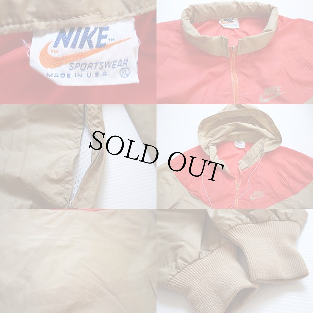 画像3: 70s USA製 NIKEナイキ 切り替え ナイロンパーカー (3)