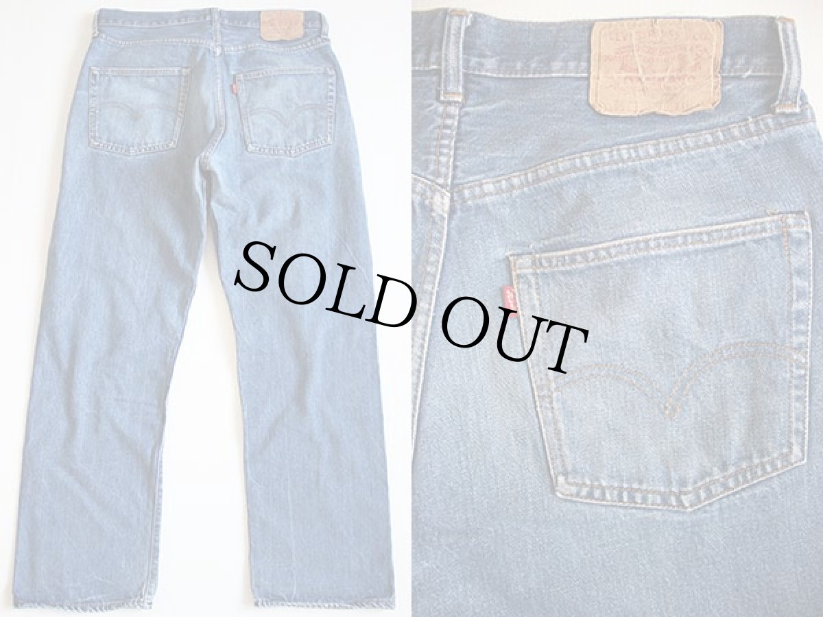 画像2: 70s USA製 Levi'sリーバイス 501 シングル 66前期 デニムパンツ w34 (2)