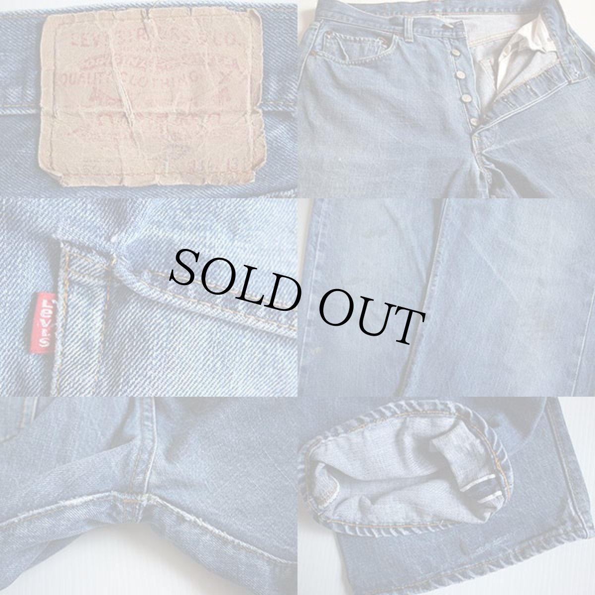 画像3: 70s USA製 Levi'sリーバイス 501 シングル 66前期 デニムパンツ w34 (3)