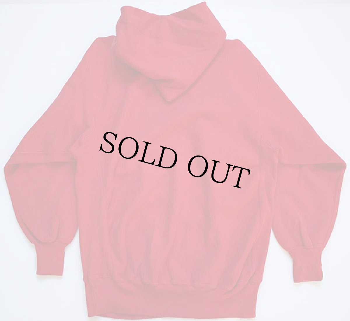 画像2: 80s USA製 Championチャンピオン×LANDS'ENDランズエンド リバースウィーブ スウェットパーカー 赤 (2)