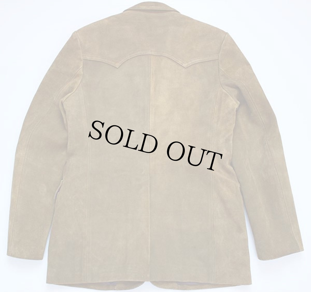 画像2: 70's スエードレザー テーラードジャケット (2)