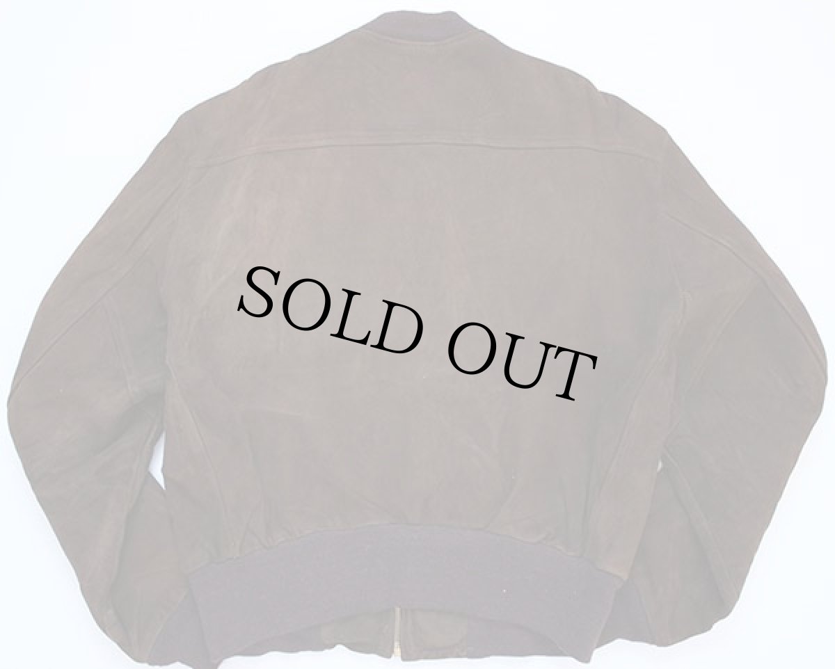 画像2: 50's graisスエード レザージャケット 焦げ茶 (2)