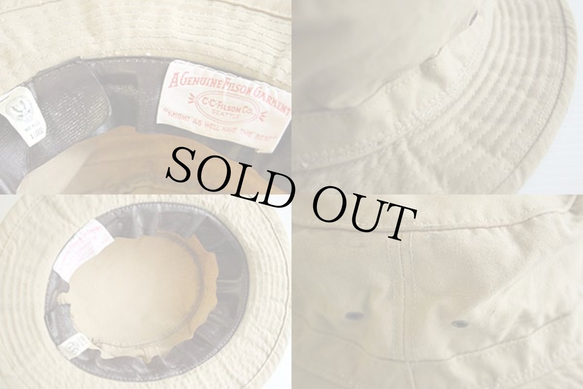 画像3: 70s USA製 FILSONフィルソン コットンハット XL (3)