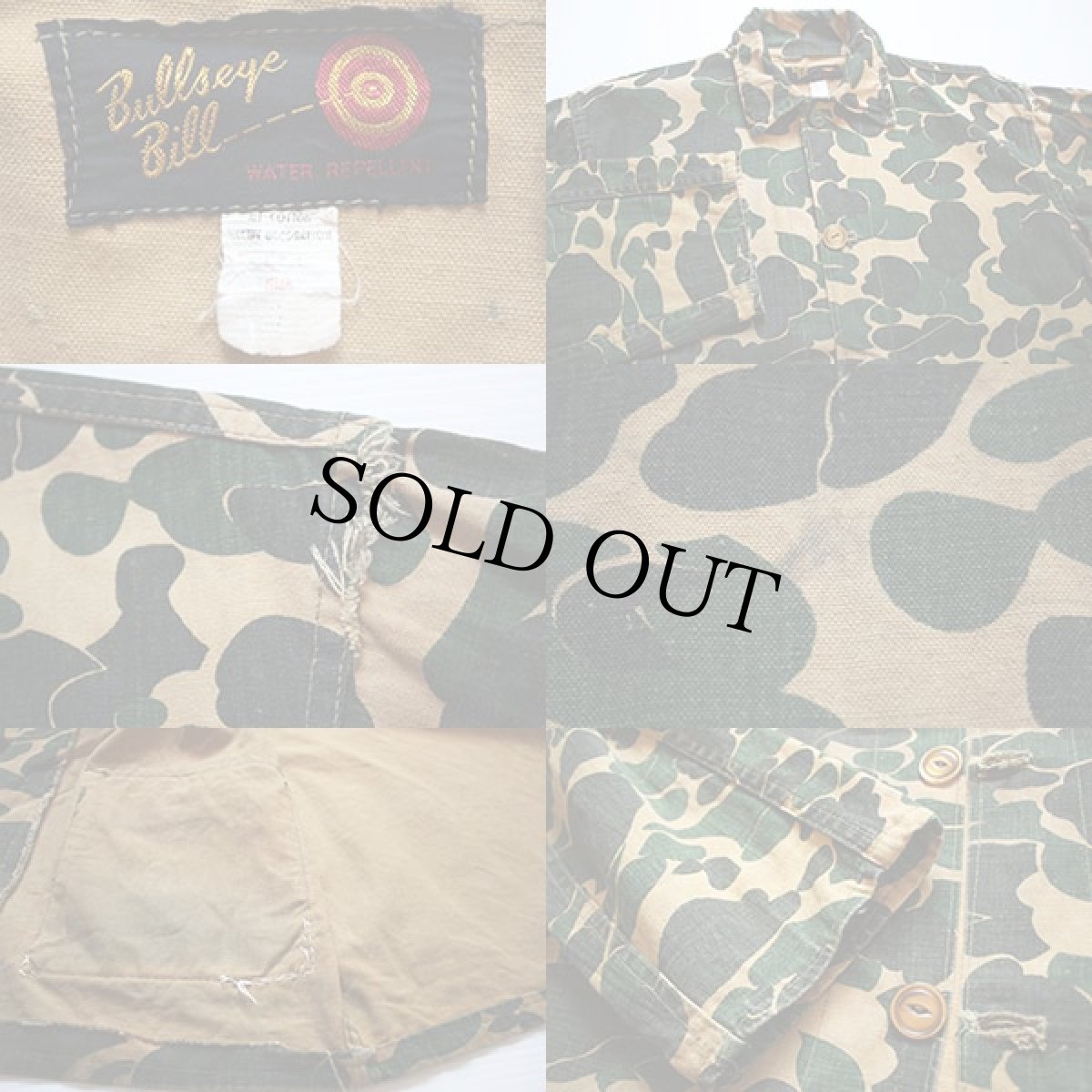 画像3: 60s Bullseye Bill ダックハンターカモ ジャケット S (3)