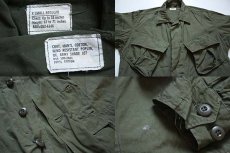 画像3: 60s 米軍 U.S.ARMY ジャングルファティーグジャケット 3rd ノンリップ XS-R (3)