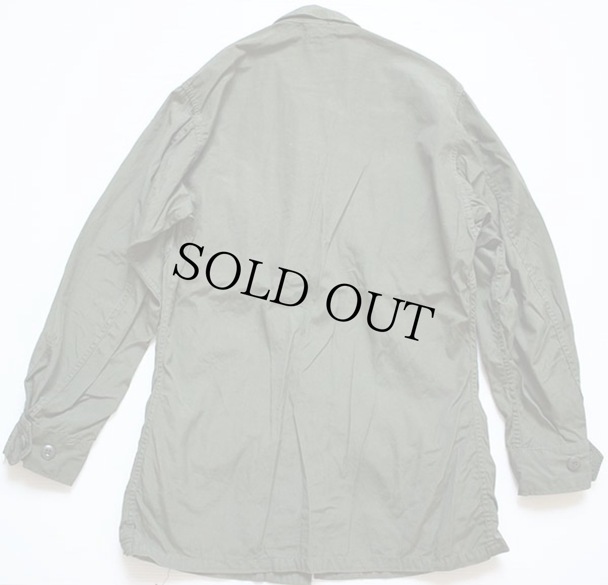 画像2: 60s 米軍 U.S.ARMY ジャングルファティーグジャケット 3rd ノンリップ XS-R (2)