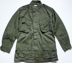 画像1: 60s 米軍 U.S.ARMY ジャングルファティーグジャケット 2nd ノンリップ S-R (1)