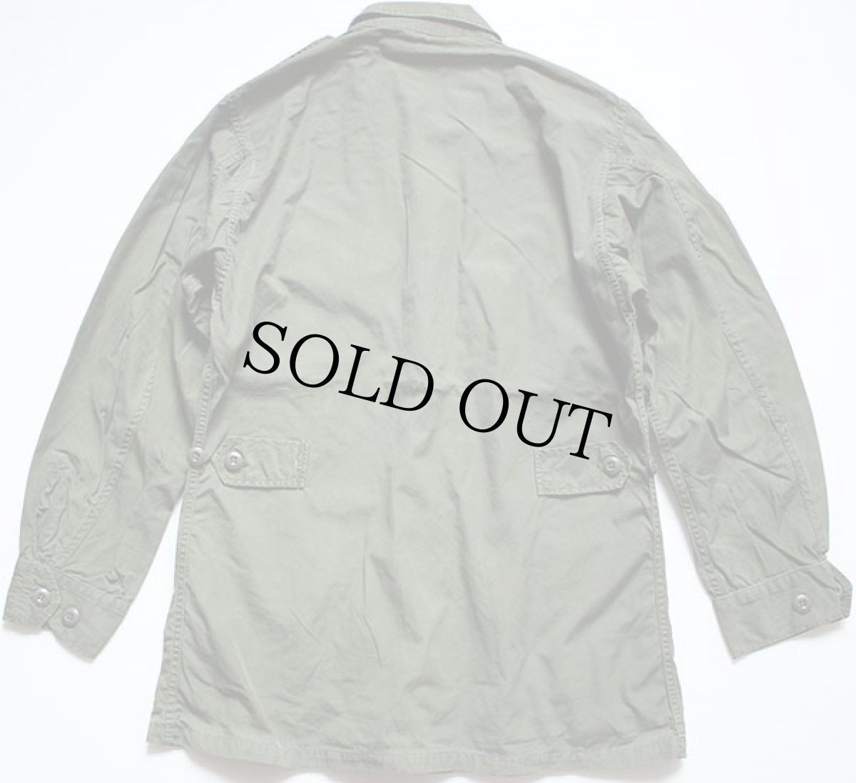 画像2: 60s 米軍 U.S.ARMY ジャングルファティーグジャケット 2nd ノンリップ S-R (2)