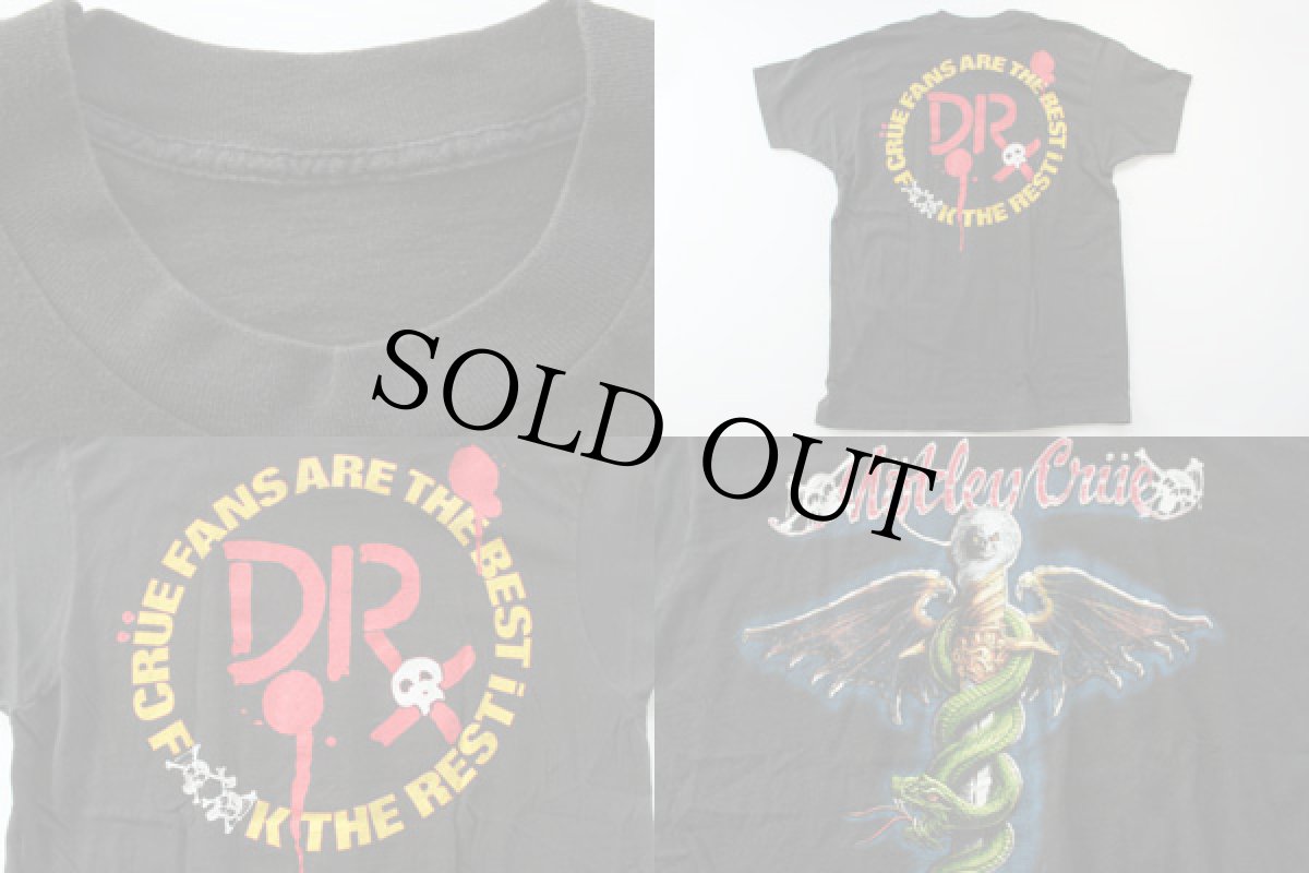 画像3: 80s MotleyCrueモトリークルー コットン バンドTシャツ (3)