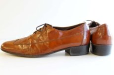 画像2: FLORSHEIMフローシャイム デザイナーコレクション レザーシューズ 茶 9.5★革靴 (2)