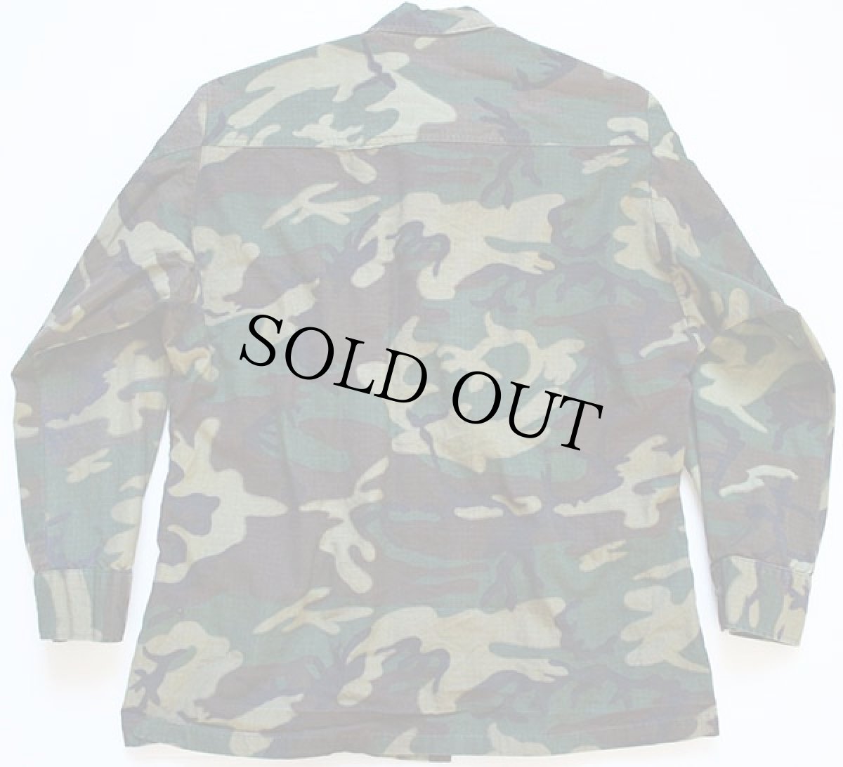 画像2: 70s 米軍 U.S.ARMY LC-1 リーフカモ ファティーグジャケット M-S (2)