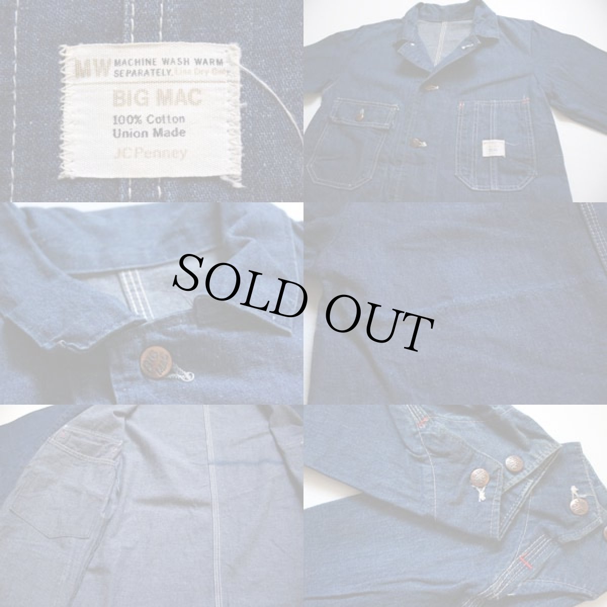 画像3: リサイズ★70s BIGMACビッグマック デニム カバーオール (3)