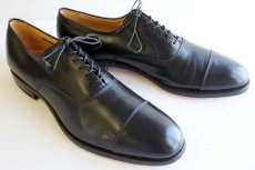 画像1: USA製 Allen Edmondsアレンエドモンズ ストレートチップ レザーシューズ 黒 9.5B★革靴 (1)