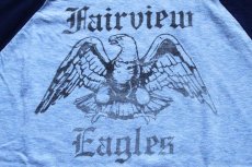 画像1: 70s FairviewEagles 染み込みプリント ラグランTシャツ (1)