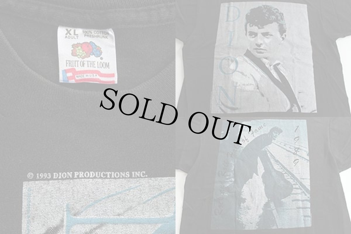 画像3: 90s USA製 DION コットンTシャツ 黒 XL (3)