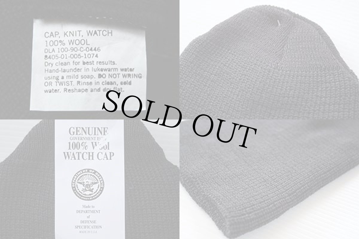 画像3: デッドストック★90s 米軍 U.S.NAVY ワッチキャップ★ニットキャップ (3)
