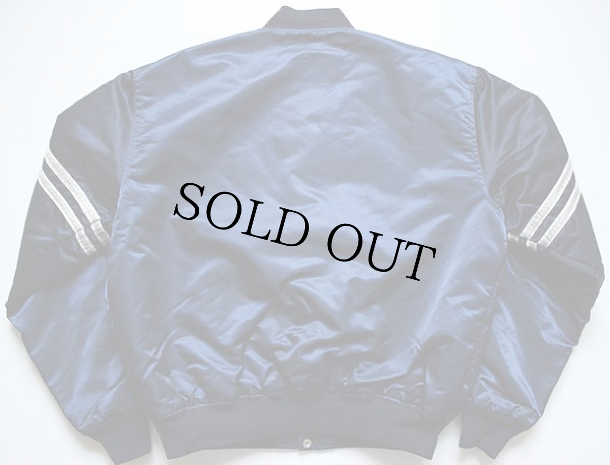 画像2: 90s USA製 STARTER NFL Dallas COWBOYS ナイロンスタジャン 紺 XL (2)