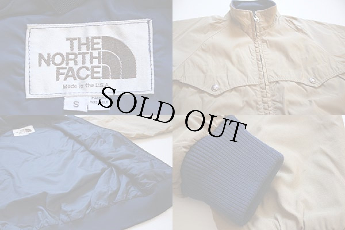 画像3: 80s USA製 THE NORTH FACEノースフェイス 茶タグ ナイロンジャケット S (3)