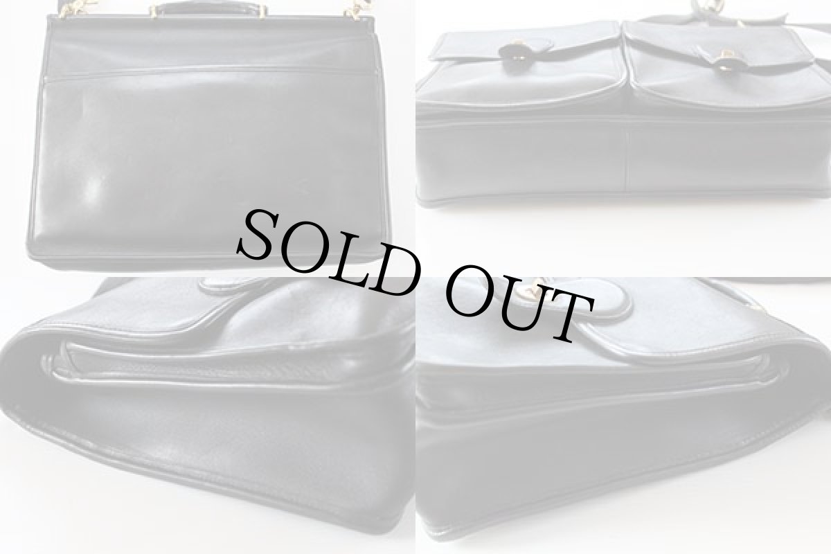 画像2: USA製 COACH オールド コーチ 2WAY レザー ブリーフケース 黒★5279 (2)