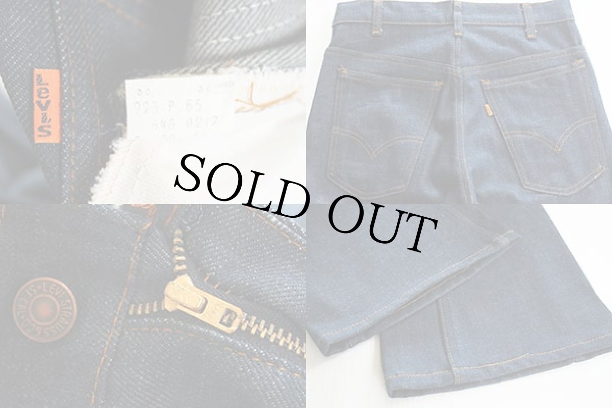 画像3: 70s USA製 Levi'sリーバイス 646 デニムパンツ w30★ベルボトム (3)