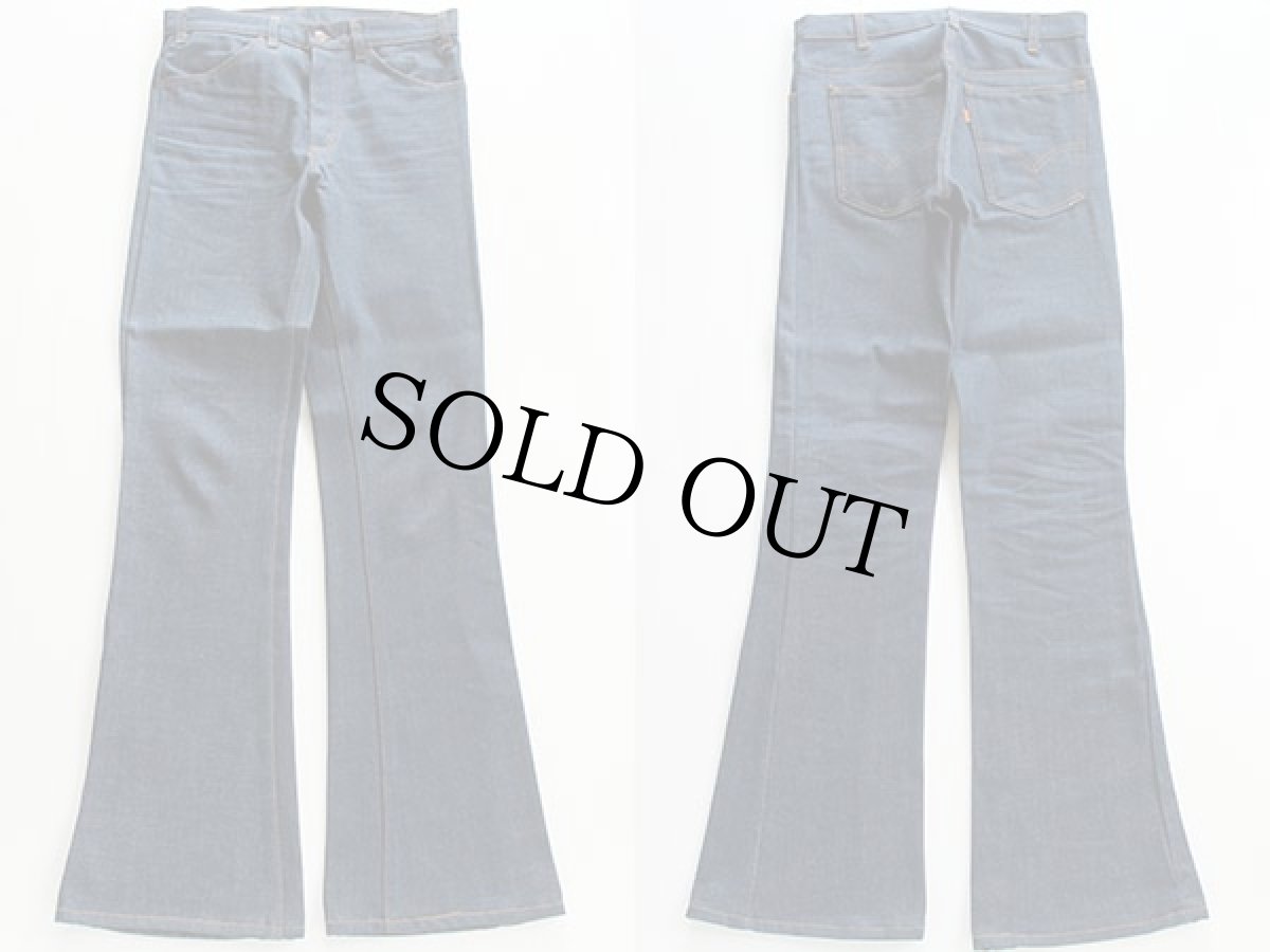 画像2: 70s USA製 Levi'sリーバイス 646 デニムパンツ w30★ベルボトム (2)