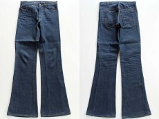 画像2: 70s USA製 Levi'sリーバイス 646 デニムパンツ w30★ベルボトム (2)