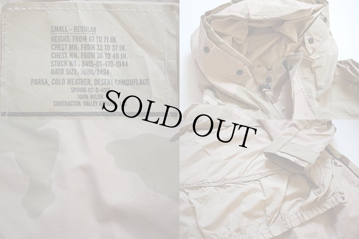 画像3: 00s 米軍 U.S.ARMY ECWCS GEN1 デザートカモ GORE-TEXゴアテックスパーカー S-R (3)