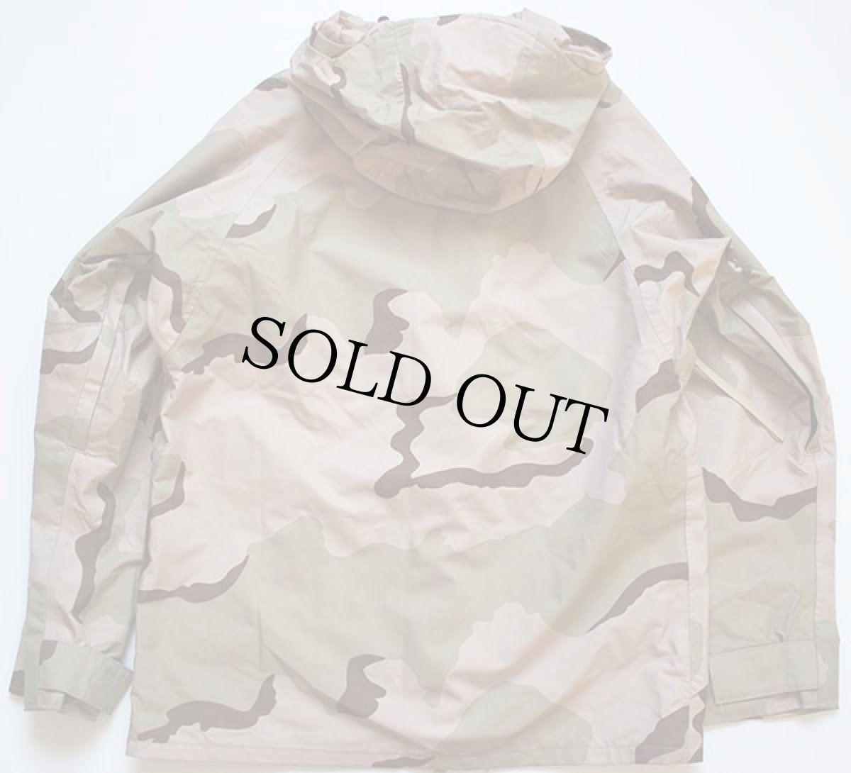 画像2: 00s 米軍 U.S.ARMY ECWCS GEN1 デザートカモ GORE-TEXゴアテックスパーカー M-R (2)