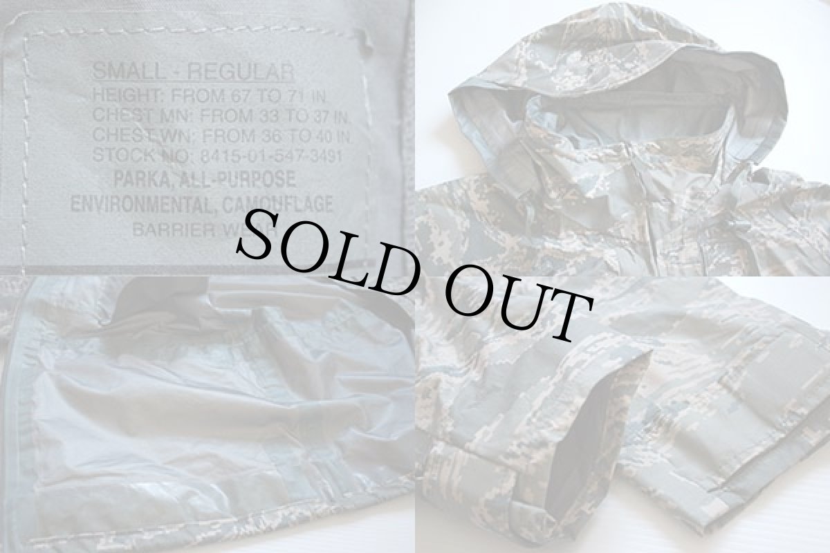 画像3: 00s 米軍 USAF APECS ABU デジタル タイガーカモ GORE-TEXゴアテックスパーカー S-R (3)