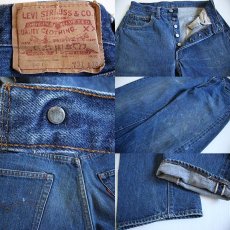 画像3: 70s USA製 Levi'sリーバイス 501 66後期 デニムパンツ w31 L36 (3)