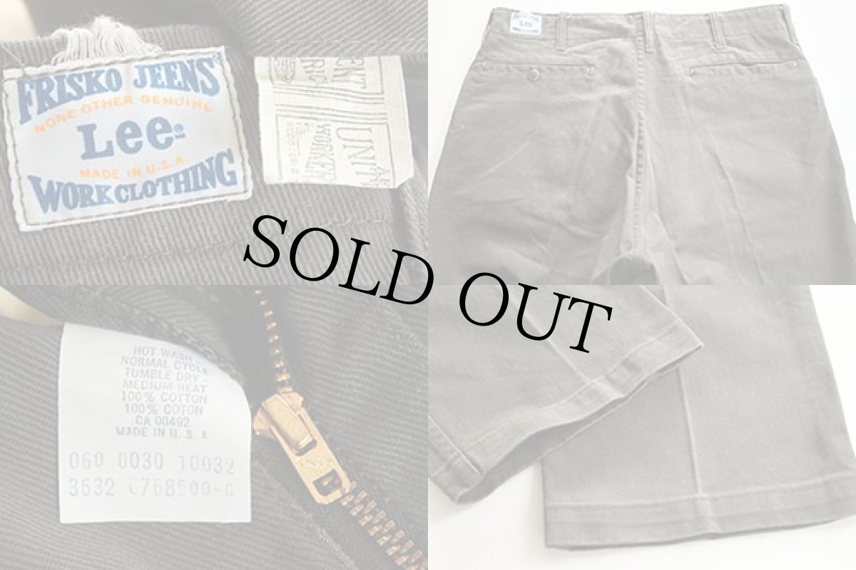 画像3: 70s USA製 Leeリー FRISCO JEANS フリスコ ジーンズ ワークパンツ グレー w36 (3)