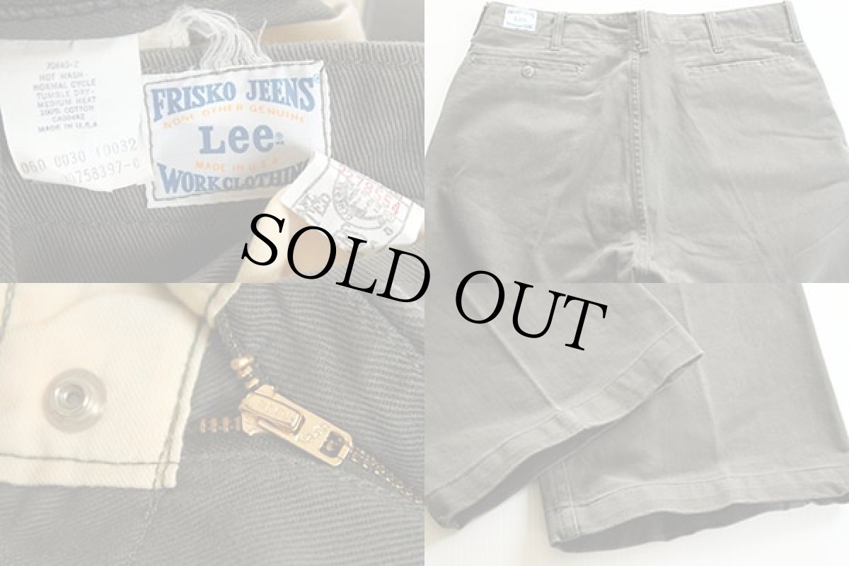 画像3: 70s USA製 Leeリー FRISCO JEANS フリスコ ジーンズ ワークパンツ グレー w38 (3)