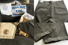 画像3: 70s USA製 Leeリー FRISCO JEANS フリスコ ジーンズ ワークパンツ グレー w38 (3)