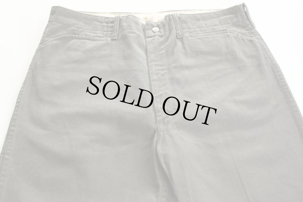 画像2: 70s USA製 Leeリー FRISCO JEANS フリスコ ジーンズ ワークパンツ グレー w38 (2)