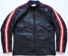 画像1: 60s 英国製 LUDA CLOTHING シングルライダース レザージャケット (1)