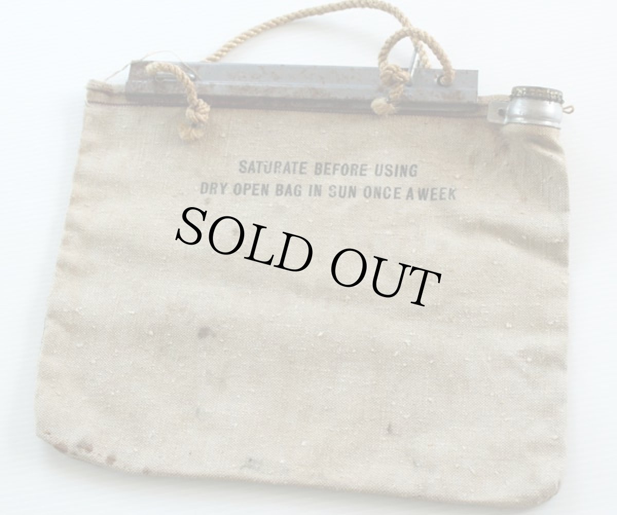 画像2: ビンテージDESERTキャンバス ウォーターバッグ★8 (2)