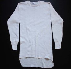 画像2: 80s USA製 JOCKEY 2レイヤー サーマルシャツ L (2)
