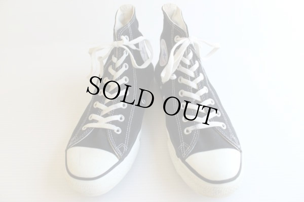 画像4: 90s USA製 CONVARSEコンバース ALL STARオールスターHI 黒 9.5 (4)