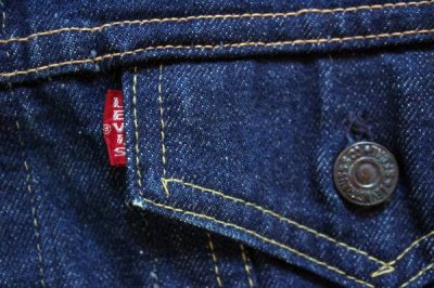 画像1: 60s LEVI'Sリーバイス 557 デニムジャケット 42★3rd サード