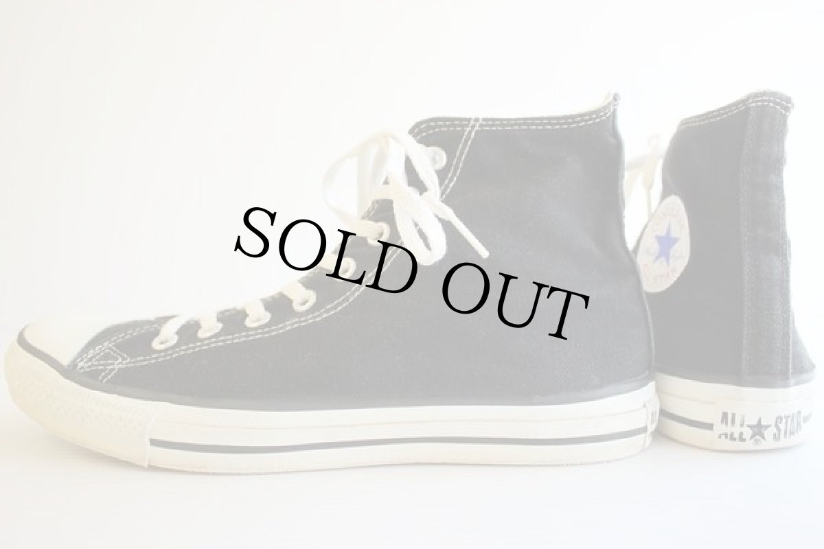 画像2: 90s USA製 CONVARSEコンバース ALL STARオールスターHI 黒 9.5 (2)