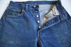 画像4: 70s USA製 Levi'sリーバイス 501 66後期 デニムパンツ w31 L36 (4)