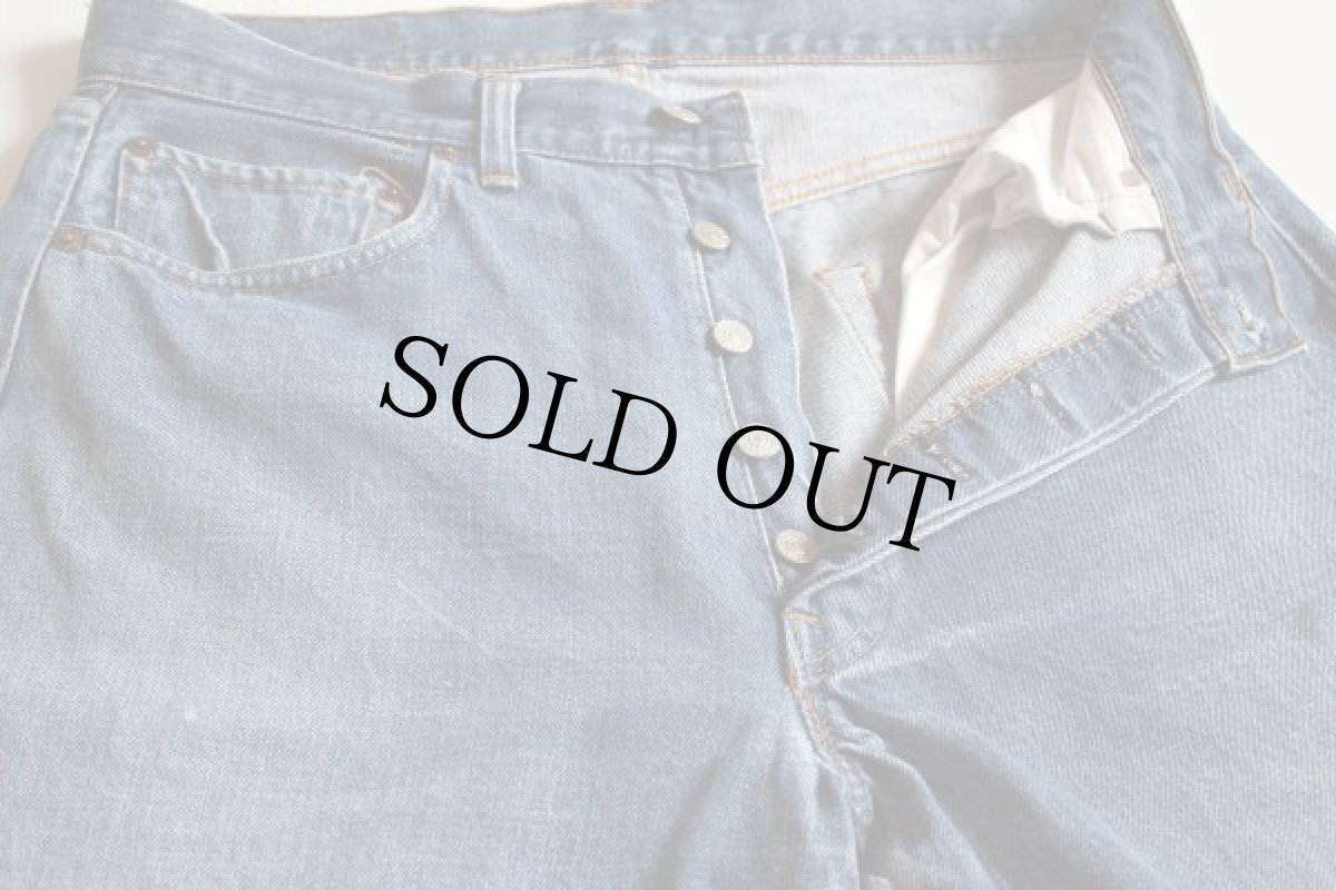 画像4: 70s USA製 Levi'sリーバイス 501 シングル 66前期 デニムパンツ w34 (4)