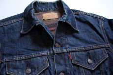 画像4: 60s USA製 LEVI'Sリーバイス 70505 BIGE ブランケットライナー デニムジャケット 42 (4)