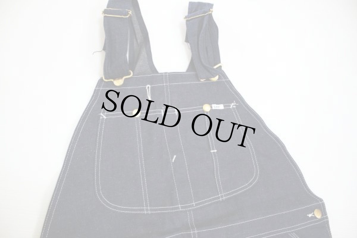 画像4: デッドストック★70s USA製 Leeリー デニム オーバーオール w42 L32 (4)