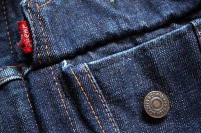 画像2: 60s USA製 LEVI'Sリーバイス 70505 BIGE ブランケットライナー デニムジャケット 42