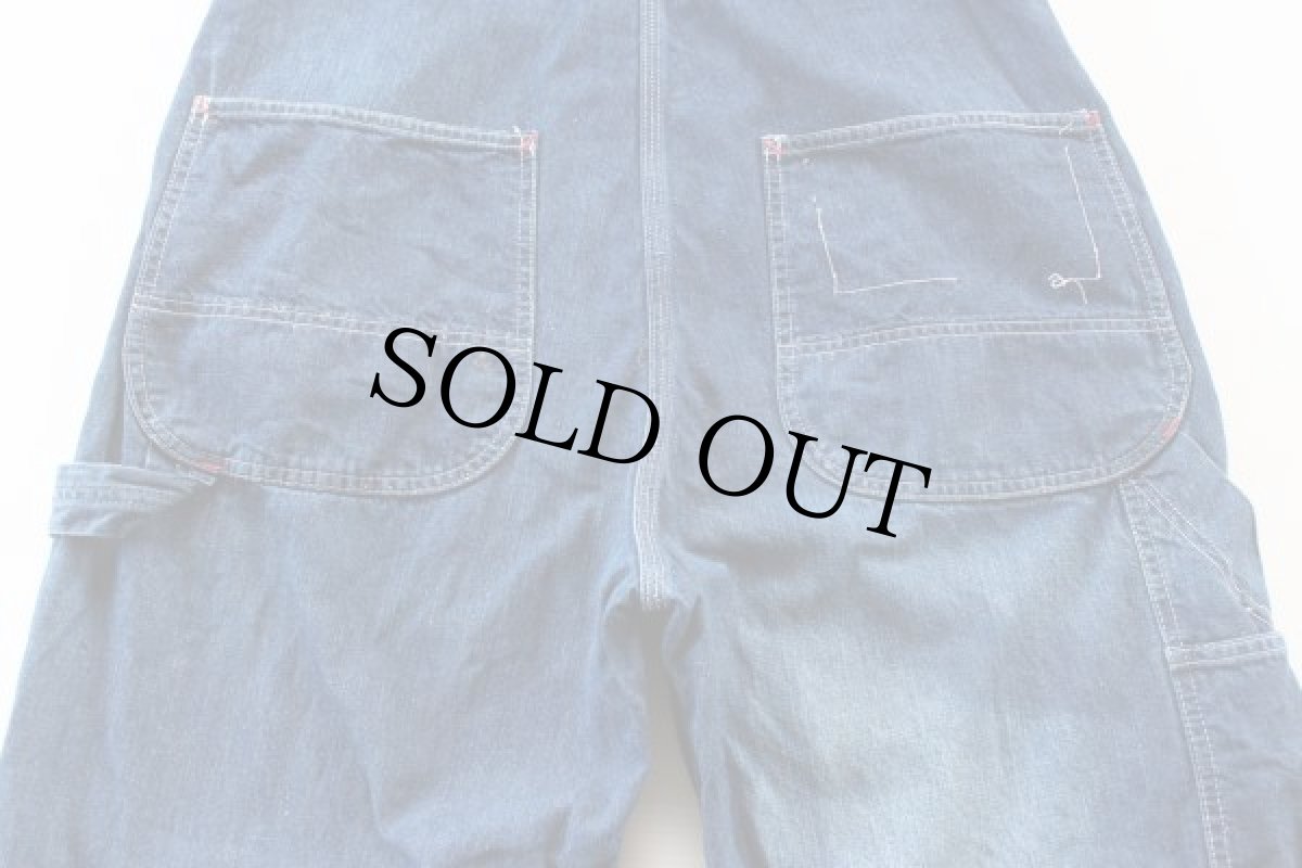 画像5: 50s USA製 PENNEY'S PAYDAY インディゴ デニム オーバーオール (5)