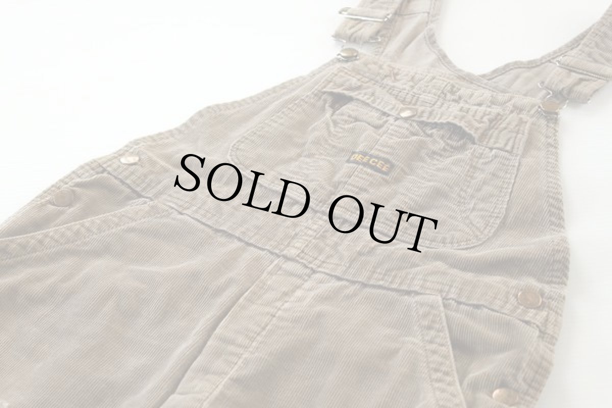 画像2: 70s WASHINGTON DEE CEE コーデュロイ オーバーオール 茶 (2)